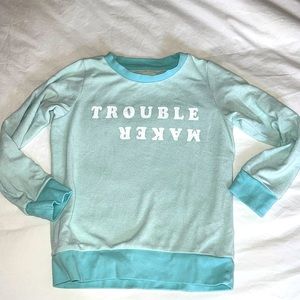 Trouble Maker by Sol Angeles sweatshirt 4T🌊